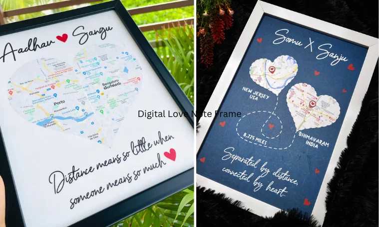 Digital Love Note Frame